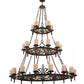 2nd Ave Lighting Newcastle 62" Wide 30 LT Chandelier in Oil Rubbed Bronze Finish