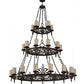 2nd Ave Lighting Newcastle 62" Wide 30 LT Chandelier in Oil Rubbed Bronze Finish