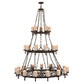 2nd Ave Lighting Newcastle 62" Wide 30 LT Chandelier in Oil Rubbed Bronze Finish
