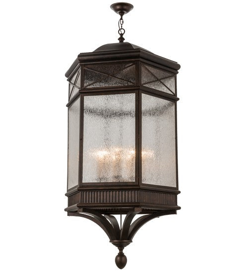 2nd Ave Lighting Newquay 36" Wide Hanging Lantern Pendant in Oil Rubbed Bronze Finish