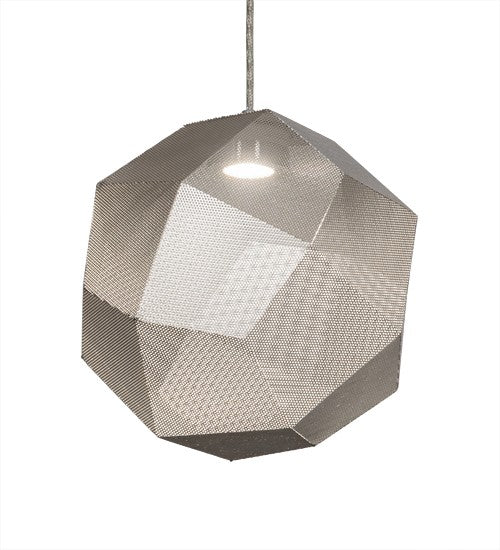 2nd Ave Lighting Nidos 12" Wide Pendant in Nickel Finish