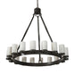 2nd Ave Lighting Noziroh Ring 48" Wide 18 LT Chandelier in Timeless Bronze Finish