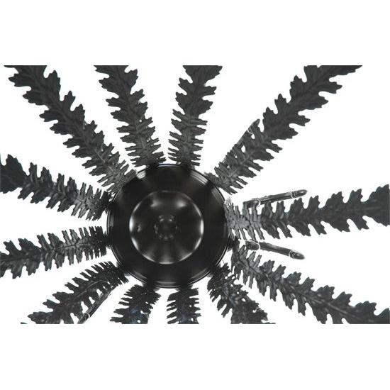 2nd Ave Lighting Oak Bough 80" W 12-Light Timeless Bronze Chandelier