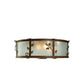 2nd Ave Lighting Oak Leaf Acorn 30" Wide Flushmount in Rust Finish