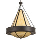 2nd Ave Lighting Obsidian 36" Wide Pendant in Oil Rubbed Bronze Finish