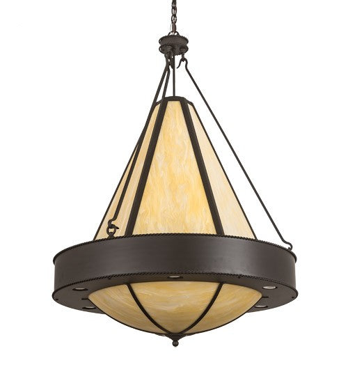 2nd Ave Lighting Obsidian 36" Wide Pendant in Oil Rubbed Bronze Finish