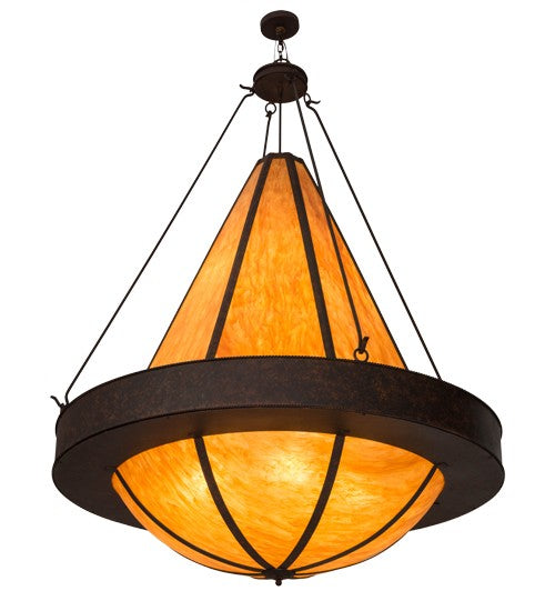 2nd Ave Lighting Obsidian 60" Pendant in Rusty Nail Finish