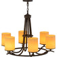 2nd Ave Lighting Octavia 36" Wide 6 LT Chandelier in Antiquity Finish