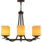 2nd Ave Lighting Octavia 36" Wide 6 LT Chandelier in Antiquity Finish