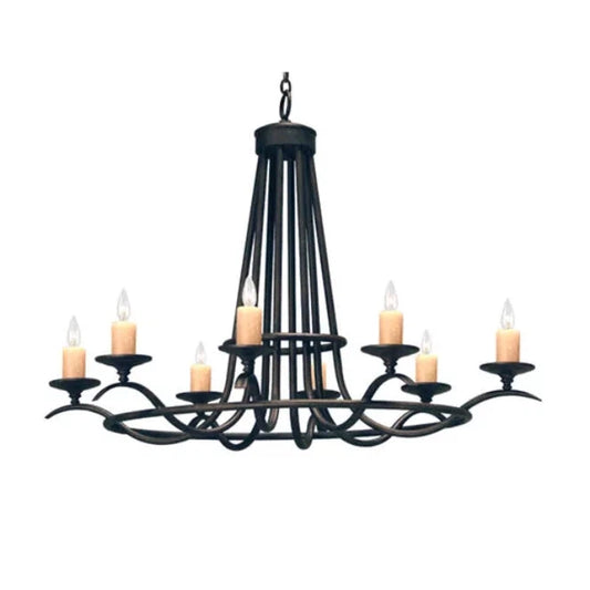 2nd Ave Lighting Octavia 48" 8-Light Cajun Spice Chandelier