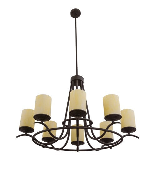 2nd Ave Lighting Octavia 48" Wide 8 Light Chandelier in Oil Rubbed Bronze Finish