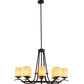 2nd Ave Lighting Octavia 48" Wide 8 Light Chandelier in Oil Rubbed Bronze Finish