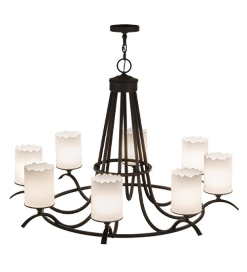 2nd Ave Lighting Octavia 48" Wide 8 Light Chandelier in Oil Rubbed Bronze Finish