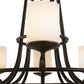 2nd Ave Lighting Octavia 60" Wide 10 Light Chandelier in Timeless Bronze
