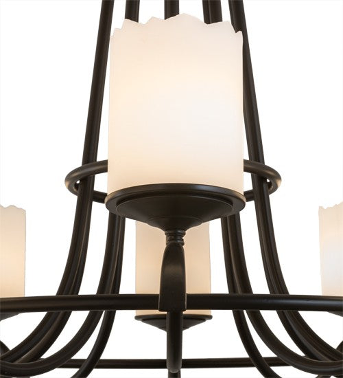 2nd Ave Lighting Octavia 60" Wide 10 Light Chandelier in Timeless Bronze