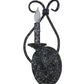 2nd Ave Lighting Olivia 6" Wall Sconce in Graphite Pewter Finish