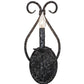 2nd Ave Lighting Olivia 6" Wall Sconce in Graphite Pewter Finish