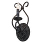 2nd Ave Lighting Olivia 6" Wall Sconce in Graphite Pewter Finish