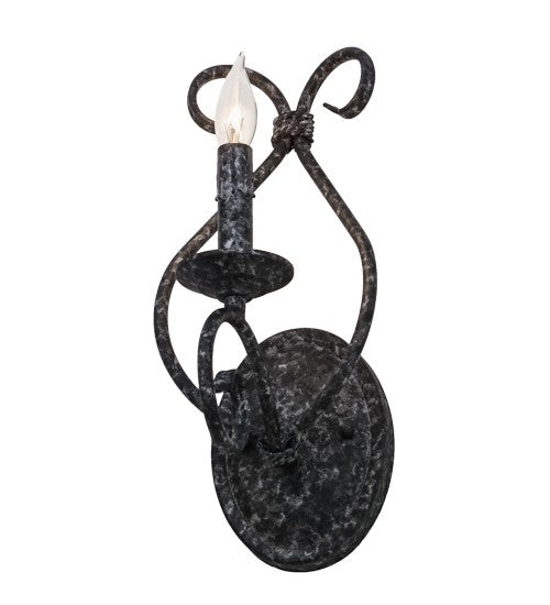 2nd Ave Lighting Olivia 6" Wall Sconce in Graphite Pewter Finish