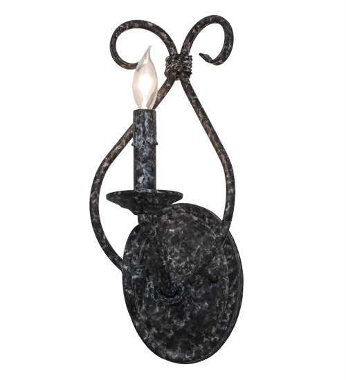 2nd Ave Lighting Olivia 6" Wall Sconce in Graphite Pewter Finish