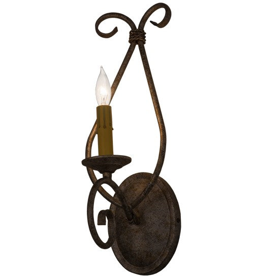 2nd Ave Lighting Olivia 6" Wide Wall Sconce in Corinth Finish