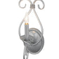 2nd Ave Lighting Olivia 6" Wide Wall Sconce in Pewter Finish