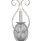 2nd Ave Lighting Olivia 6" Wide Wall Sconce in Pewter Finish