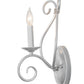 2nd Ave Lighting Olivia 6" Wide Wall Sconce in Pewter Finish