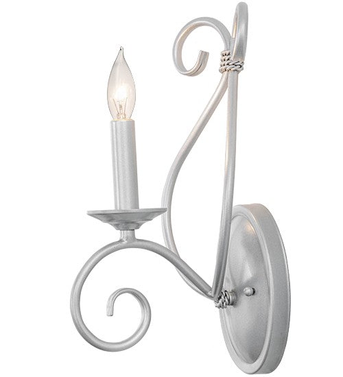 2nd Ave Lighting Olivia 6" Wide Wall Sconce in Pewter Finish