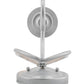 2nd Ave Lighting Olivia 6" Wide Wall Sconce in Pewter Finish