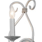 2nd Ave Lighting Olivia 6" Wide Wall Sconce in Pewter Finish