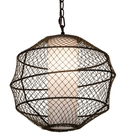 2nd Ave Lighting Omaro Poto 16" Pendant in Oil Rubbed Bronze Finish