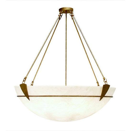 2nd Ave Lighting Ono 45" Wide Inverted Pendant in Autumn Leaf Finish