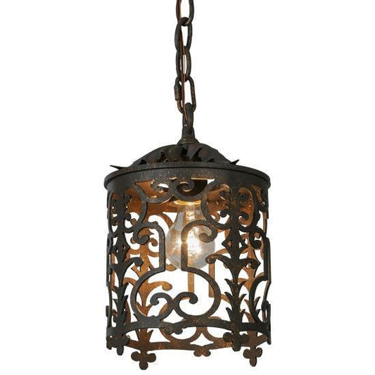 2nd Ave Lighting Oskar 8" Wide Mini Pendant in Gilded Tobacco Finish