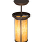 2nd Ave Lighting Overbrook 6" Flushmount in Cafe Noir Finish