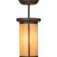 2nd Ave Lighting Overbrook 6" Flushmount in Cafe Noir Finish