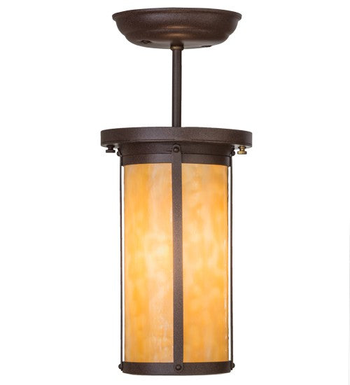 2nd Ave Lighting Overbrook 6" Flushmount in Cafe Noir Finish