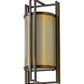 2nd Ave Lighting Paille 5" Wall Sconce in Cimarron Bronze Finish