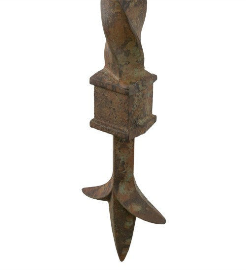 2nd Ave Lighting Palmira 15" Wide 3 LT Wall Sconce in Organic Rust Finish