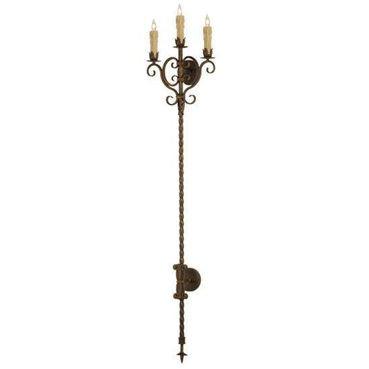 2nd Ave Lighting Palmira 16" Wide 3 LT Wall Sconce in Coffee Bean Finish