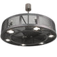 2nd Ave Lighting Paloma Golpe 48" Chandel-Air With Bronze Metallic Finish