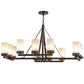 2nd Ave Lighting Parker 48" Wide 12 LT Chandelier in Classic Rust Finish
