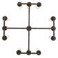 2nd Ave Lighting Parker 48" Wide 12 LT Chandelier in Classic Rust Finish