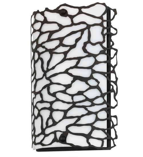 2nd Ave Lighting Parmecia 10" Wall Sconce in Oil Rubbed Bronze Finish