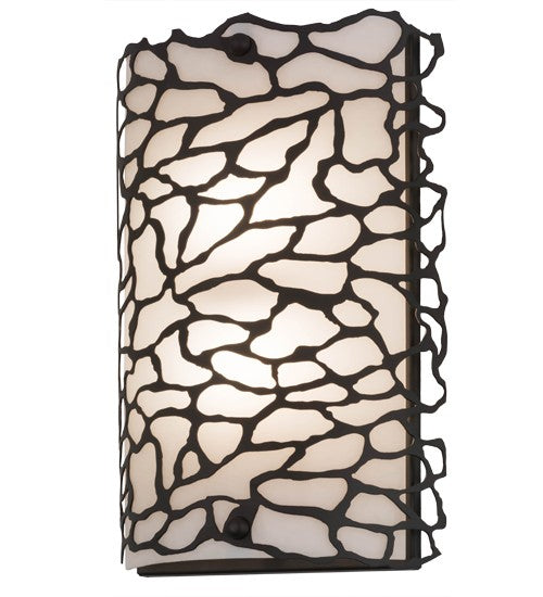 2nd Ave Lighting Parmecia 10" Wall Sconce in Oil Rubbed Bronze Finish
