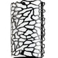 2nd Ave Lighting Parmecia 10" Wall Sconce in Textured Black Finish