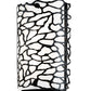 2nd Ave Lighting Parmecia 10" Wall Sconce in Textured Black Finish