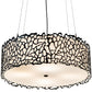 2nd Ave Lighting Parmecia 30" Wide Pendant in Textured Black Finish