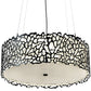 2nd Ave Lighting Parmecia 30" Wide Pendant in Textured Black Finish