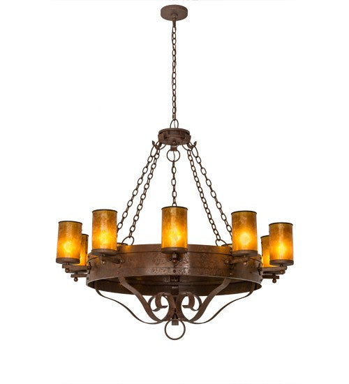 2nd Ave Lighting Parnella 48" Wide 10 LT Chandelier in Rusty Nail Finish